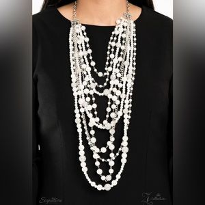 Elegant layered pearl statement piece